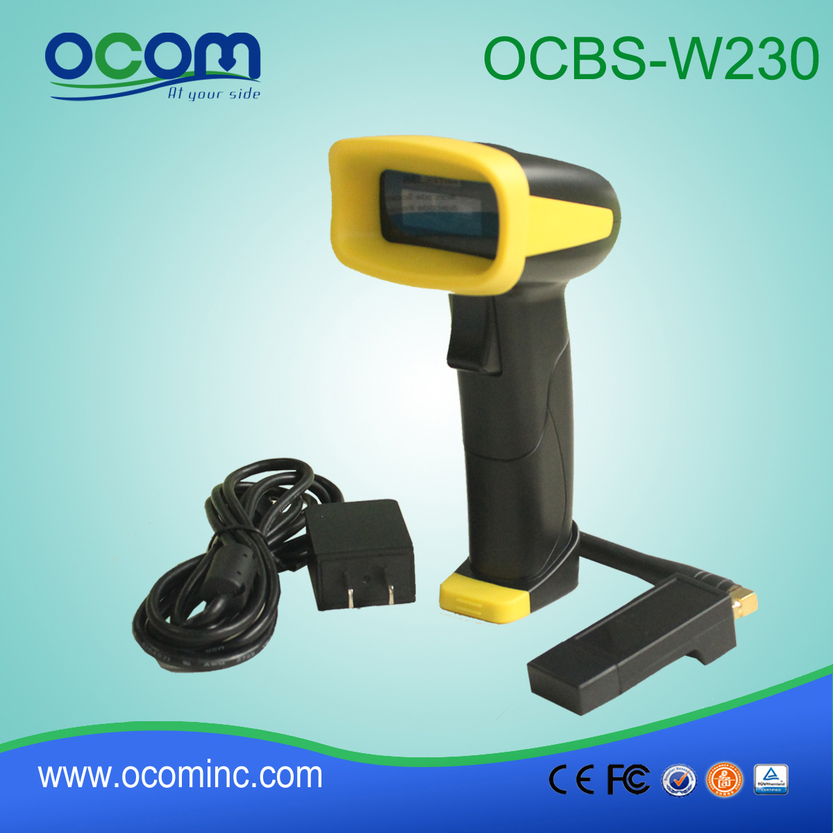 fábrica de código de barras 2D sem fio preço do scanner