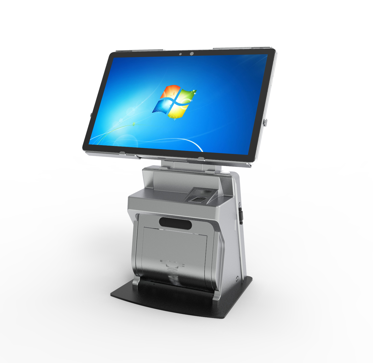 terminal de tableta POS con soporte desmontable e impresora de 58 mm / 80 mm para opcional