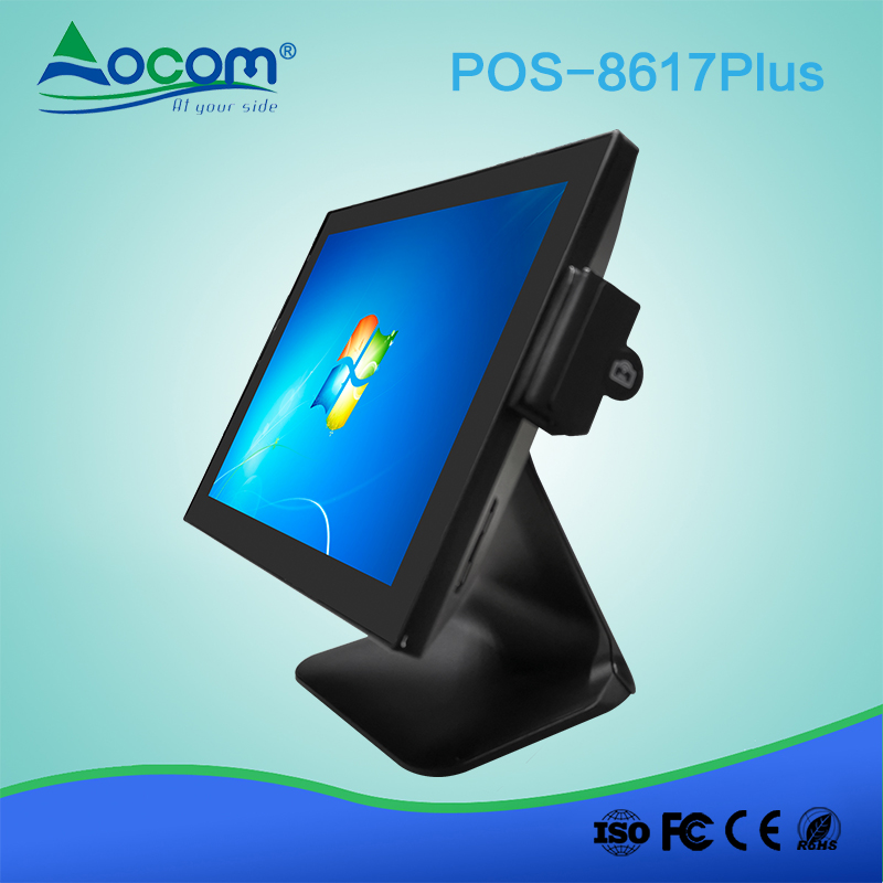 windows smart Dual screen all in one pos machine system