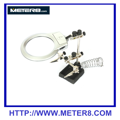 ライト付きMG16129中国デスクトップ拡大鏡、読書新聞用LED拡大鏡、読書拡大鏡