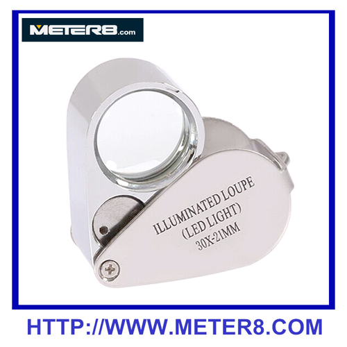 MG21007 LED pliant Loupe de bijoux illuminés Loupe, Loupes personnalisées