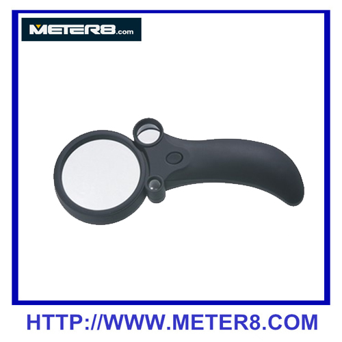 LED 빛을 가진 TH-600600 휴대용 돋보기, 3 렌즈 5pcs는 빛을 돋보기를 LED