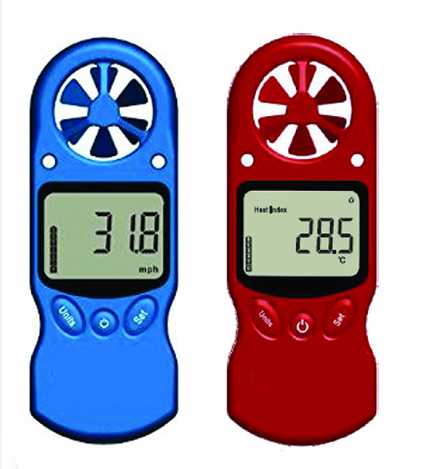 Anemometro digitale TL-302, Anemometro a palette