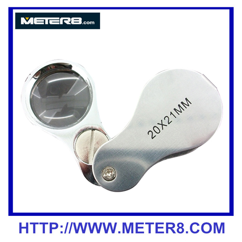 WCLL-600550A Jóias Lupa com moldura de vidro e luz