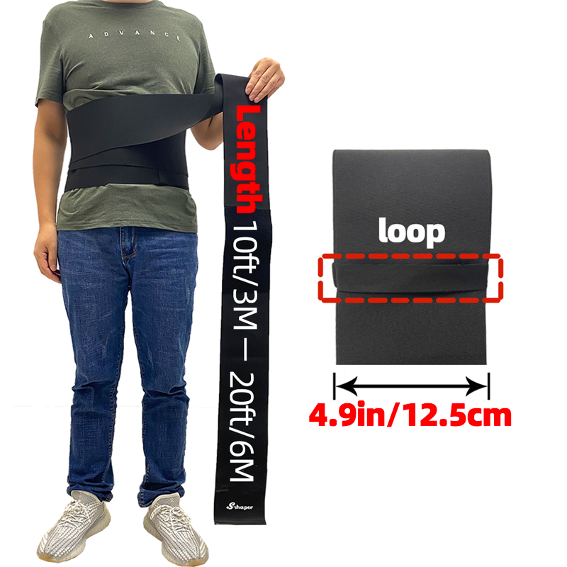 12,5 cm Elastic Latex Taille Trainer Bauch Unsichtbarer Trimmer Lieferant