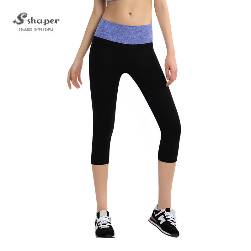 Adult Slim Fit Yoga Crop Pants Supplier