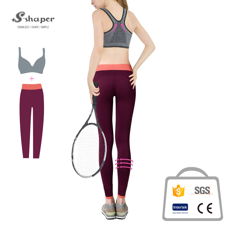 Breathable Zipper Yoga Bra Set Manufacturer