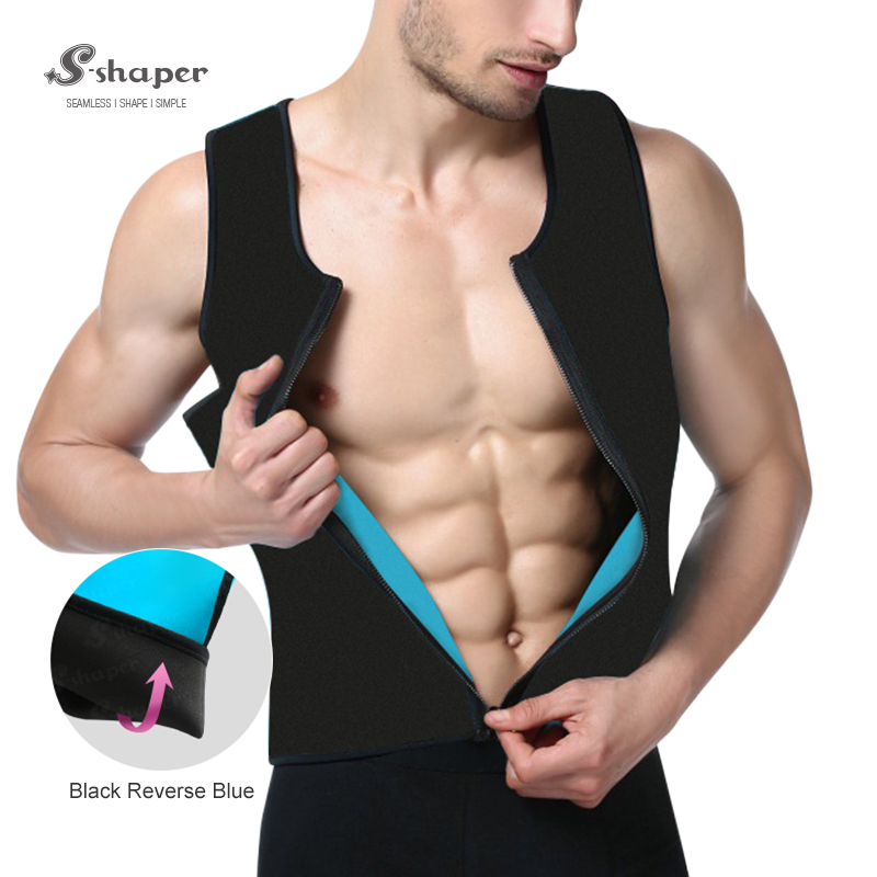Front Closure Men's Compression Sweat Top Wholesales