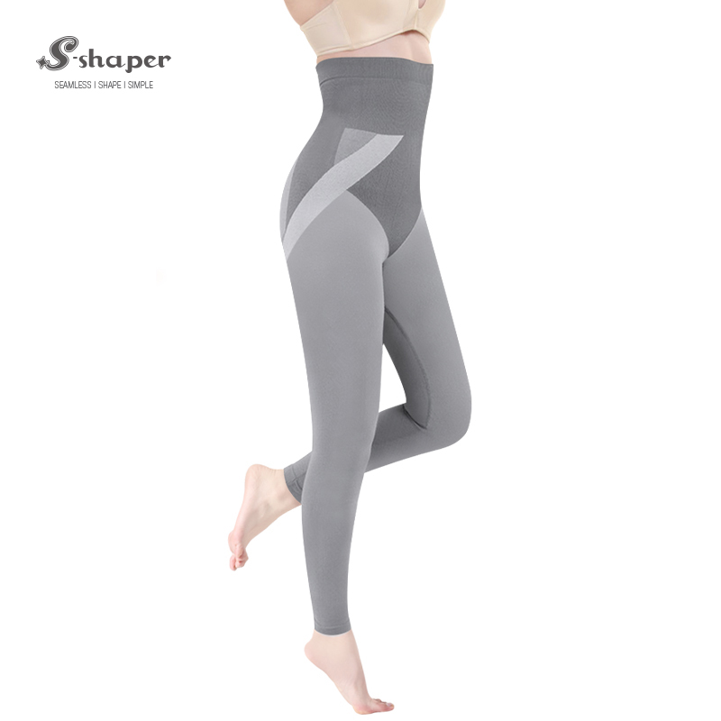 Grey High Waist Bamboo Pants Supplier