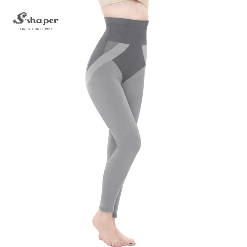 Grey High Waist Bamboo Pants Wholesales