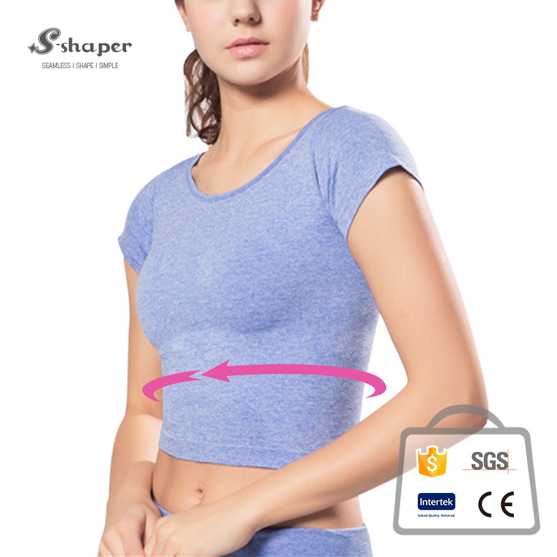 Ladies Elastic Yoga Shirt Factory