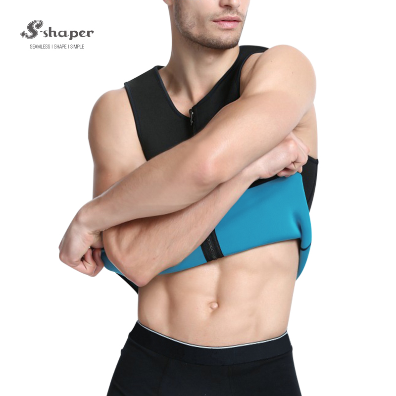 Men Neoprene Body Shaper Gym Tank Top Factory