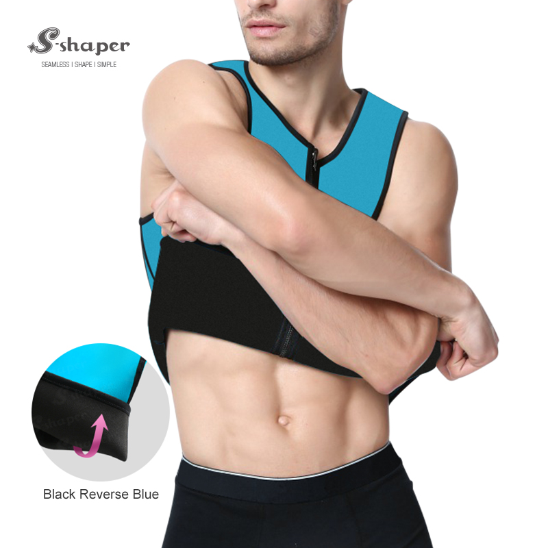 Men's Ultra Sweat Enhancing Thermal Vest With Zipper Factory