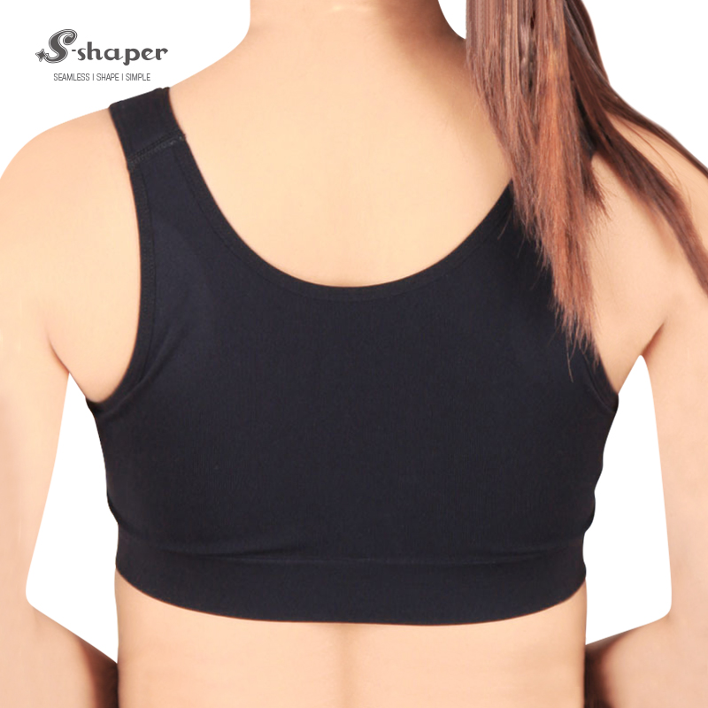 Senhoras Sexy Shockproof Top Zipper Yoga Bra Fabricante