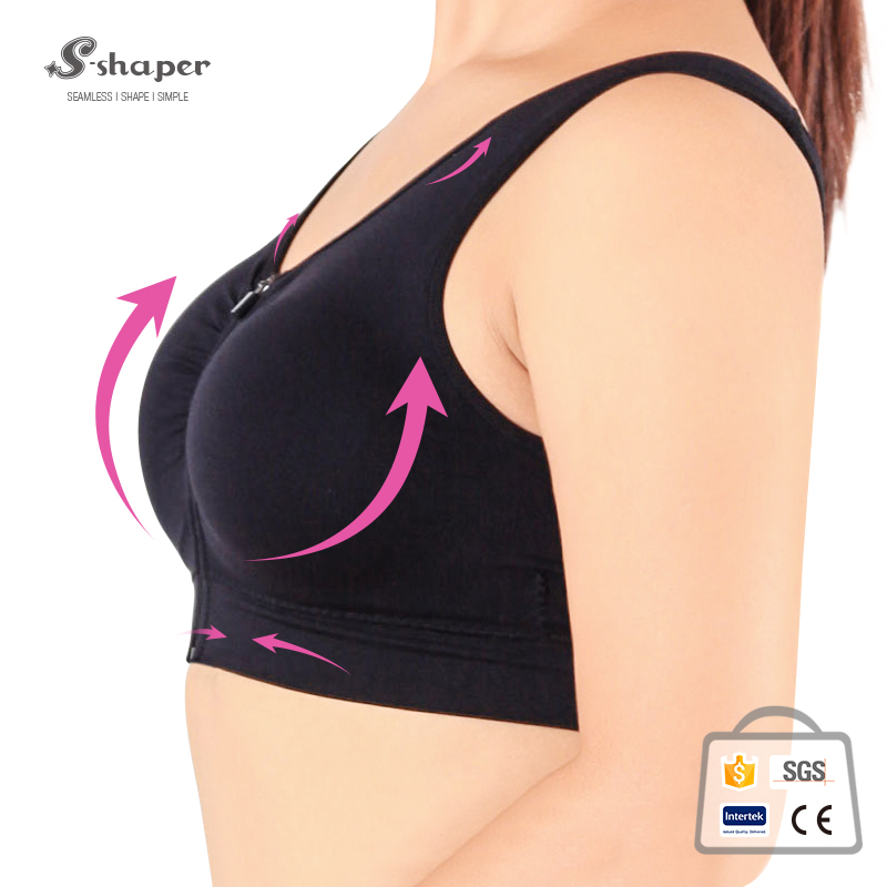Soft Sports Zipper Bra Manufacturer