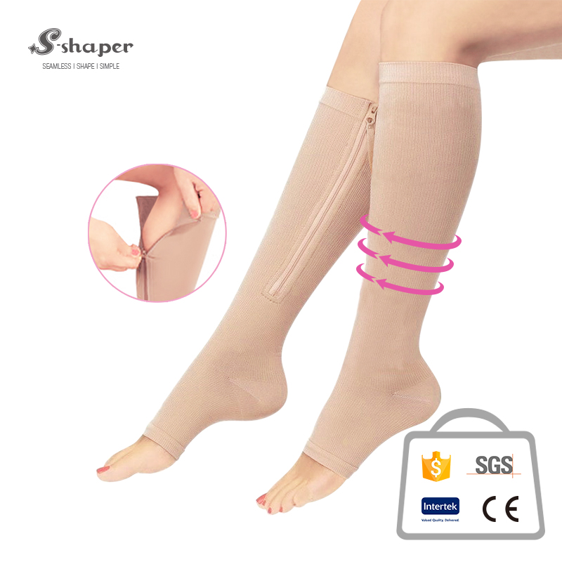 Soothe Varicose Veins Open Toe Leg Sleeves Factory