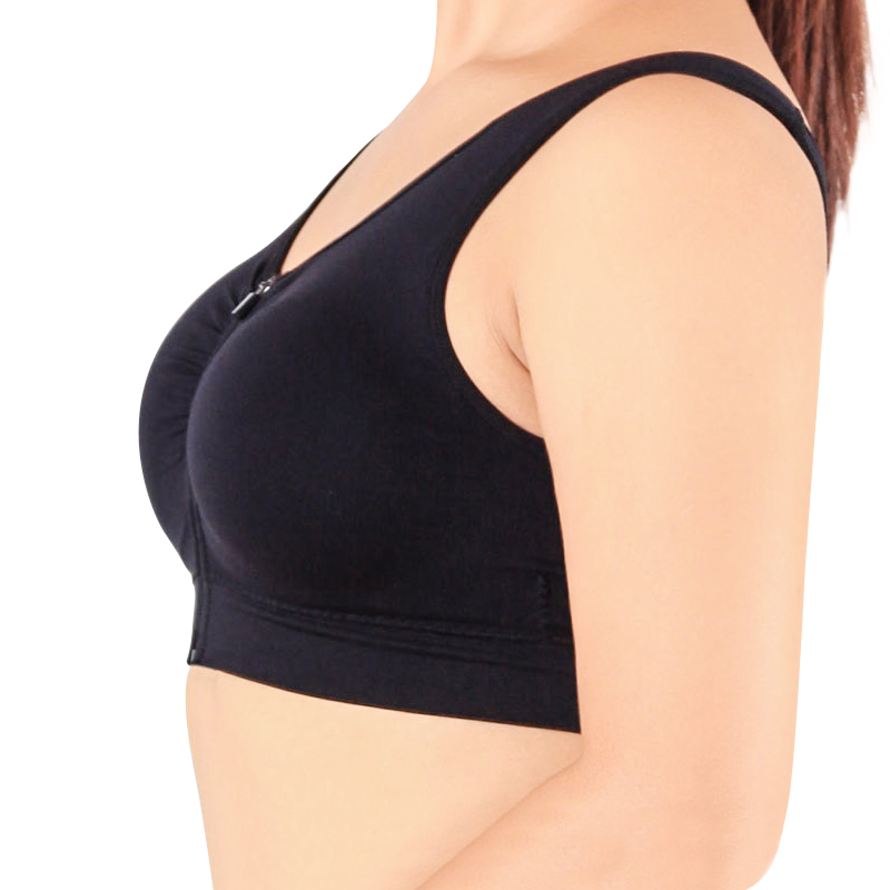 Women's Seamless Zipper Front Sports Bra Factory
