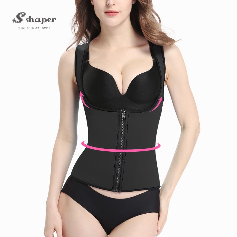 ผลิตซิป Shaper ร่างกาย Neoprene ซิปกระชับสัดส่วน