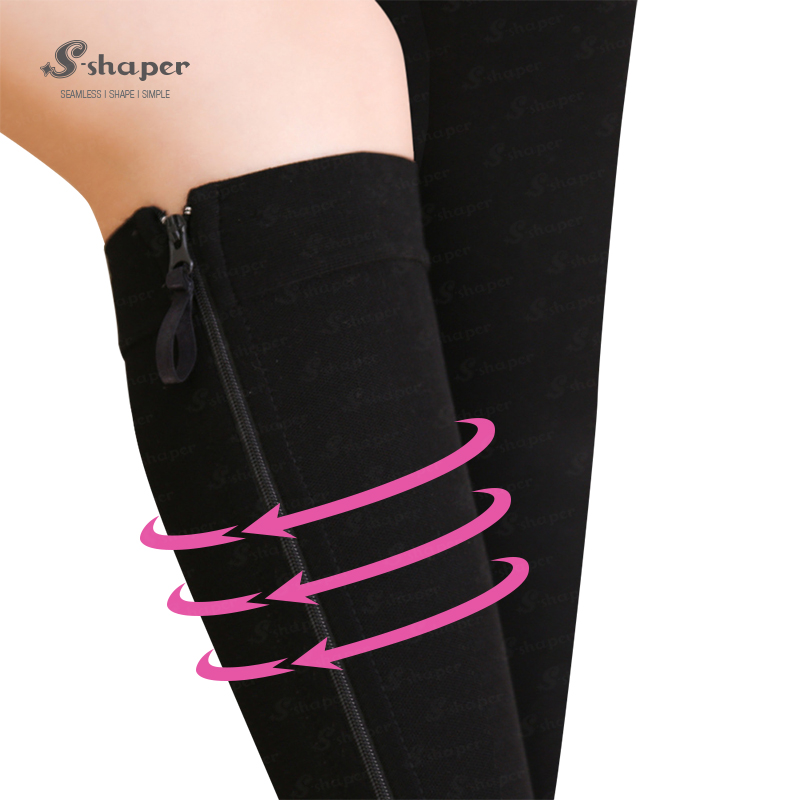 Zipper Open Toe Compression Socks Manufacturer
