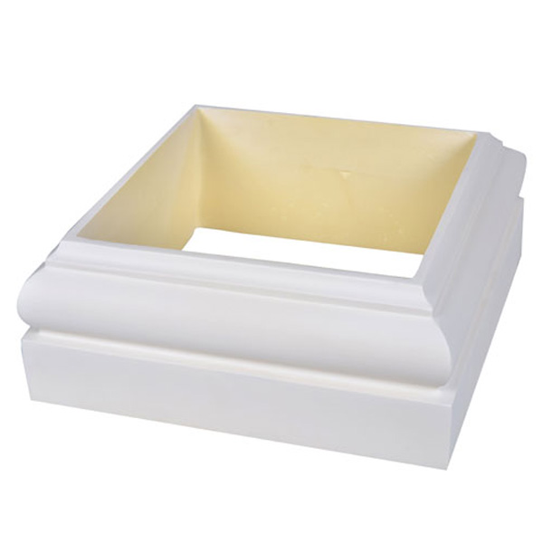 12 inch square base cap waist, Roman Chinese professional supplier of PU products, PU wood construction accessories, building materials polyurethane supplier