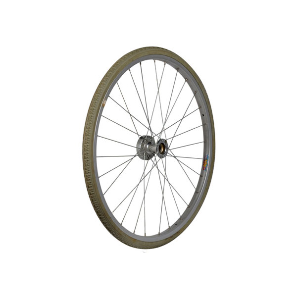 24 ίντσες συμπαγή λάστιχα από πολυουρεθάνη ελαστικών αναπηρικό καροτσάκι PU πέλματος του ελαστικού δωρεάν φουσκωτά ελαστικά