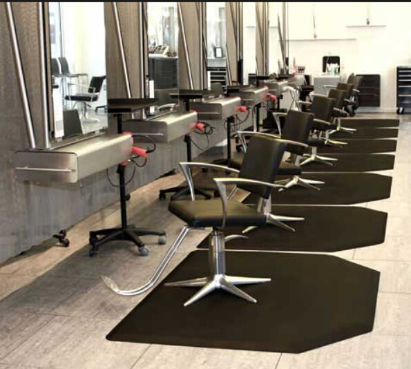 Anti slip PU salon mats