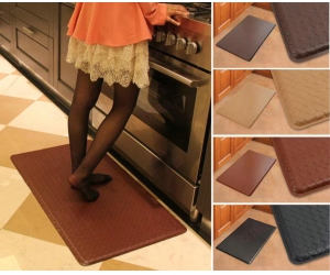 Bathroom mat, set Soft and confortable absorbing kitchen floor mats ,Soft Rubber anti fatigue comfort mat