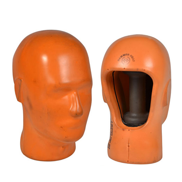 Entraînement de boxe première cible PU cible boxe cible de la tête avec le catch professionnel formant une cible de caoutchouc PU