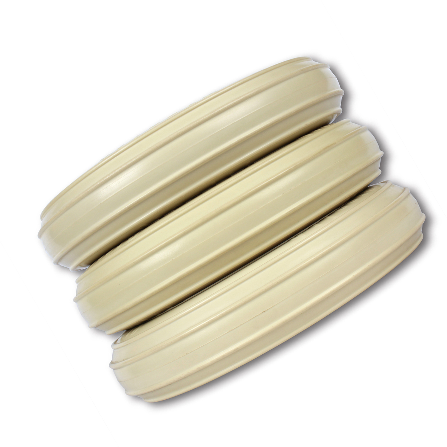 Roues de poussette en PU solides personnalisées en usine en Chine