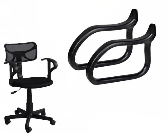 China Xiamen polyurethane self-skinning polyurethane supplier computer chair armrests, PU office chair handle, PU sofa armrest