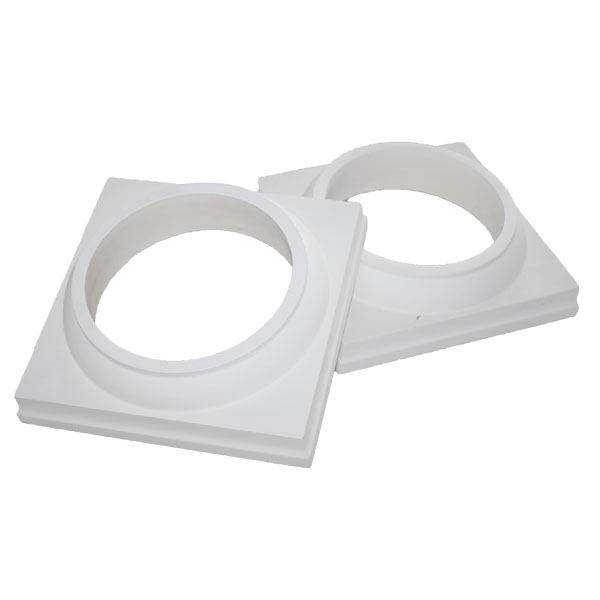 China polyurethane balustrade manufacturer cutting fence post tops yellow fence cap
