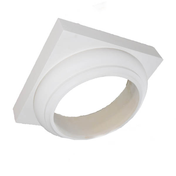 China polyurethane balustrade manufacturer round fence post column caps