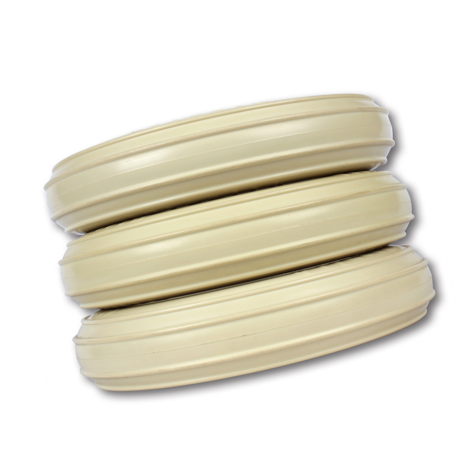 Roues de poussette en PU solides personnalisées en usine chinoise