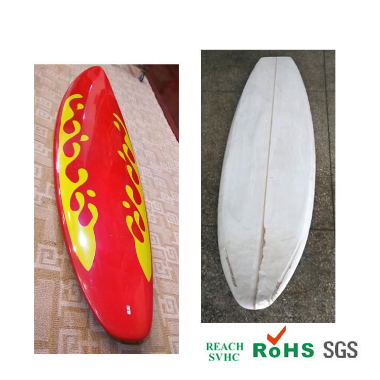 prancha de poliuretano chinês, fábrica de pranchas em Xiamen, China fábrica de branco prancha embrião, de surf em branco fabricante da placa branca na China