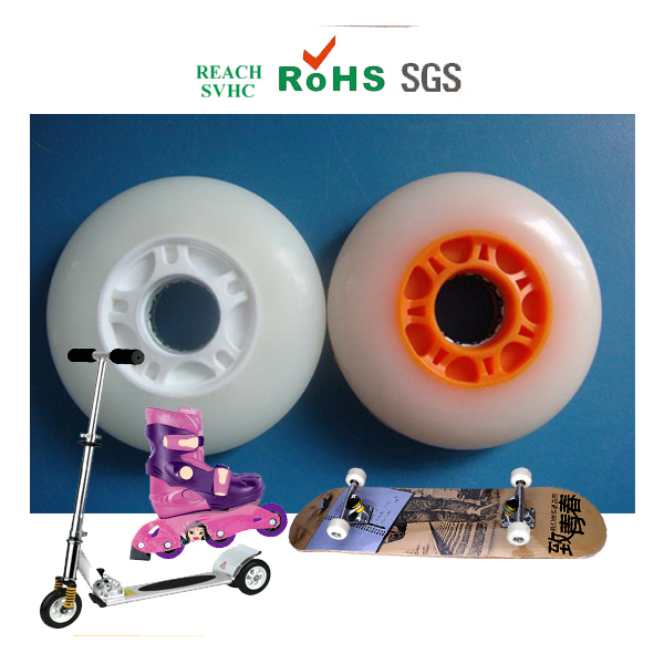 Scooters chinois patiner roues traitement personnalisé roues PU usine, fournisseurs de polyuréthane Chine Xiamen, les fournisseurs chinois, PU usine de roue de matériau
