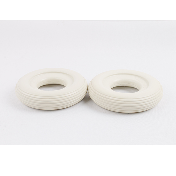 Colorful polyurethane custom white wall tire pu caster wheel and color tire.