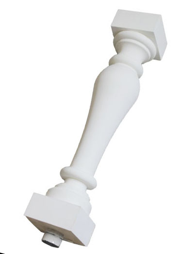 Custom PU gebouw decoratieve balustrades, polystyreen kroonlijst, polyurethaan Continental leuningen, balustrades leuningen