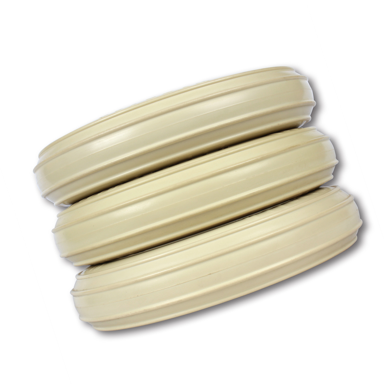 Roues de poussette en PU solides personnalisées en usine chinoise