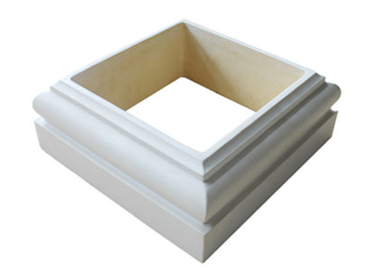 High quality OEM design white building material column base and caps