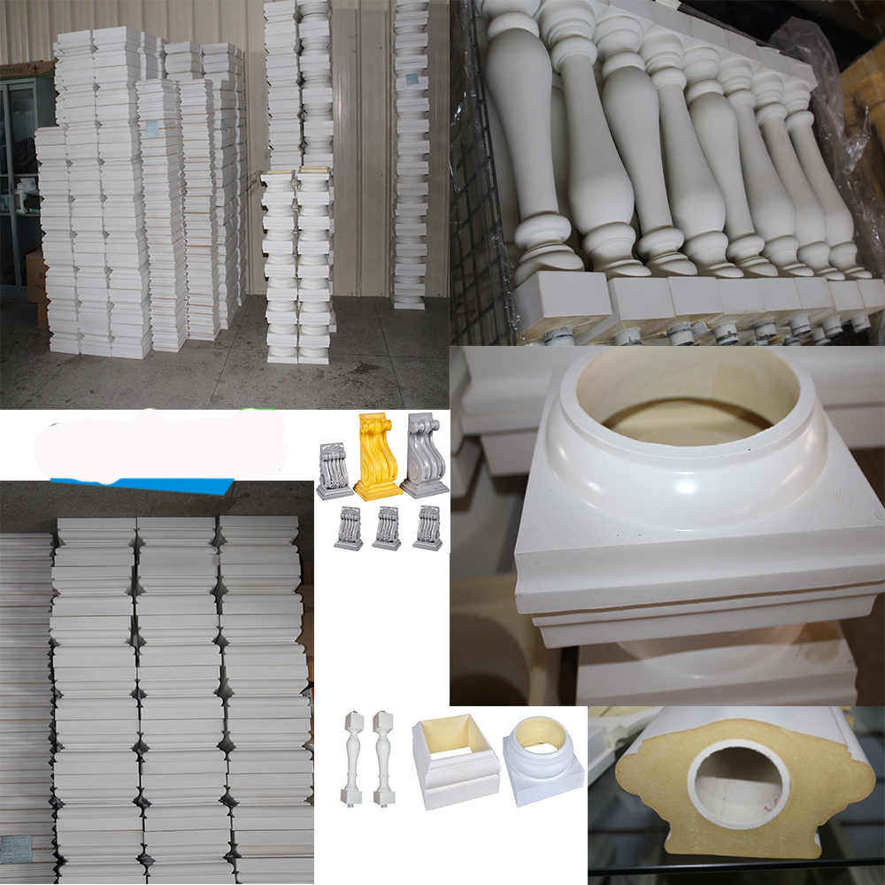 Baluster popular do poliuretano do projeto da fantasia da Quente-venda