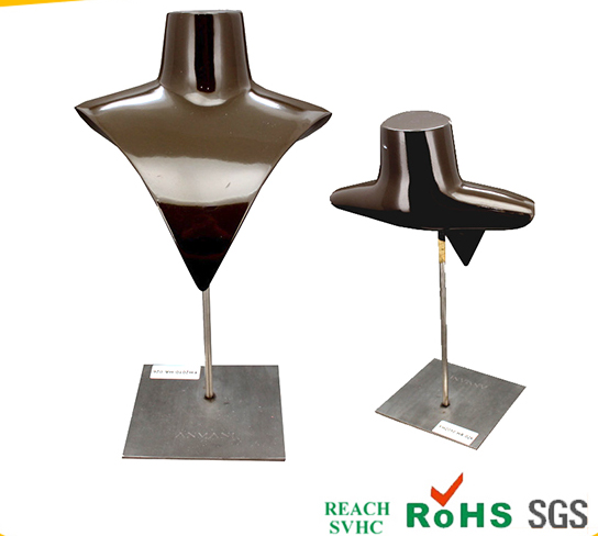 Jewelry Bust, neck mannequin, jewelry display, traditional necklace set, standing  for necklace