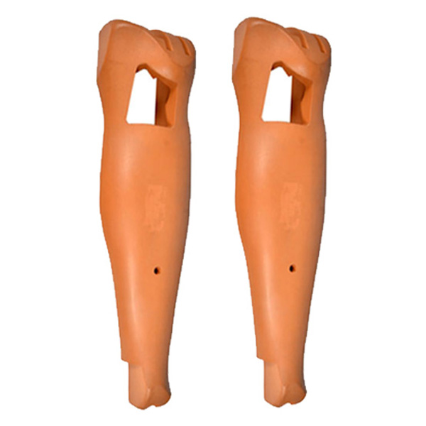 Medical leg model China PU foam casting suppliers, PU foam model legs, polyurethane self skinning material model legs