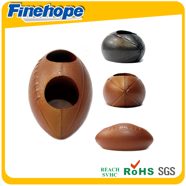 OEM custom rugby,rugby stress ball,gray rugby ball