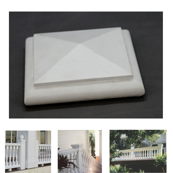 PU Roman top cone edge protector cover, PU cone decorative panels, PU imitation wood, polyurethane home improvement building materials accessories