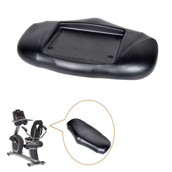 PU paso a paso Cojín ejercicio máquina cojín oval de la bici de la PU cojín de China de fábrica de poliuretano auto desollado