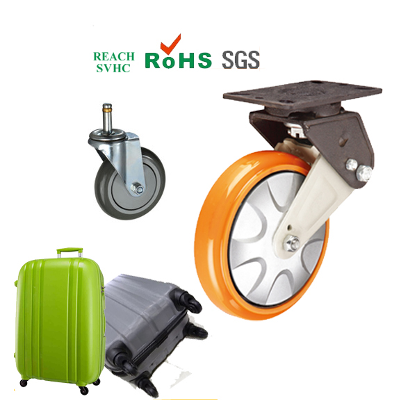 PU ruote bagaglio trattamento personalizzati fabbrica, i fornitori delle ruote PU, poliuretano fabbrica cinese di Xiamen, Cina PU impianto di produzione ruote