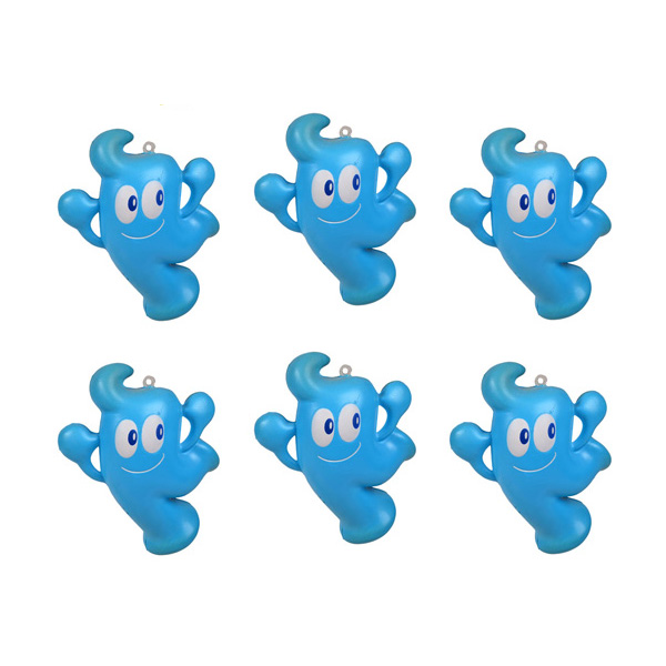 PU lovely sea treasure key accessories, PU high rebound Haibao toys accessories, China Fujian polyurethane factory