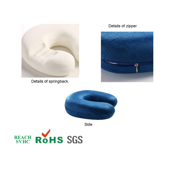 PUメモリ泡の首の枕ケア、快適枕PU、PU遅いリバウンド枕、首枕カーケア