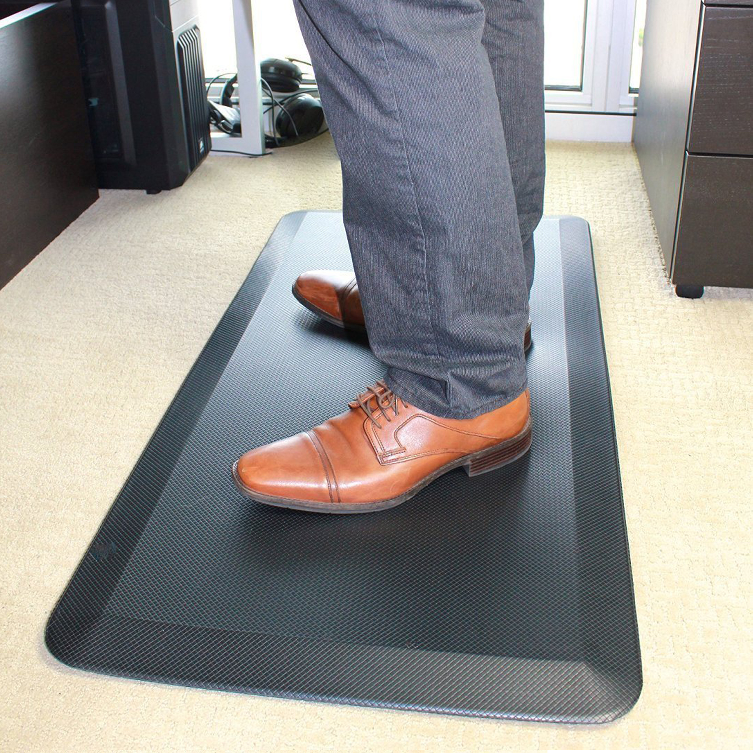 PU polyurethane anti fatigue area rugs standing gel kitchen mat