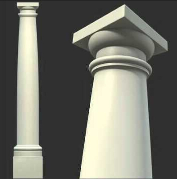 China polyurethane baluster balustrade manufacturer PU rigid collar cap